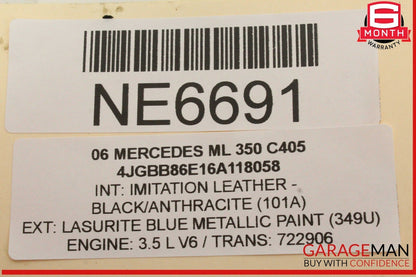 06-12 Mercedes W164 ML350 R500 GL450 Radio Stereo 6 Disk CD Changer Player OEM