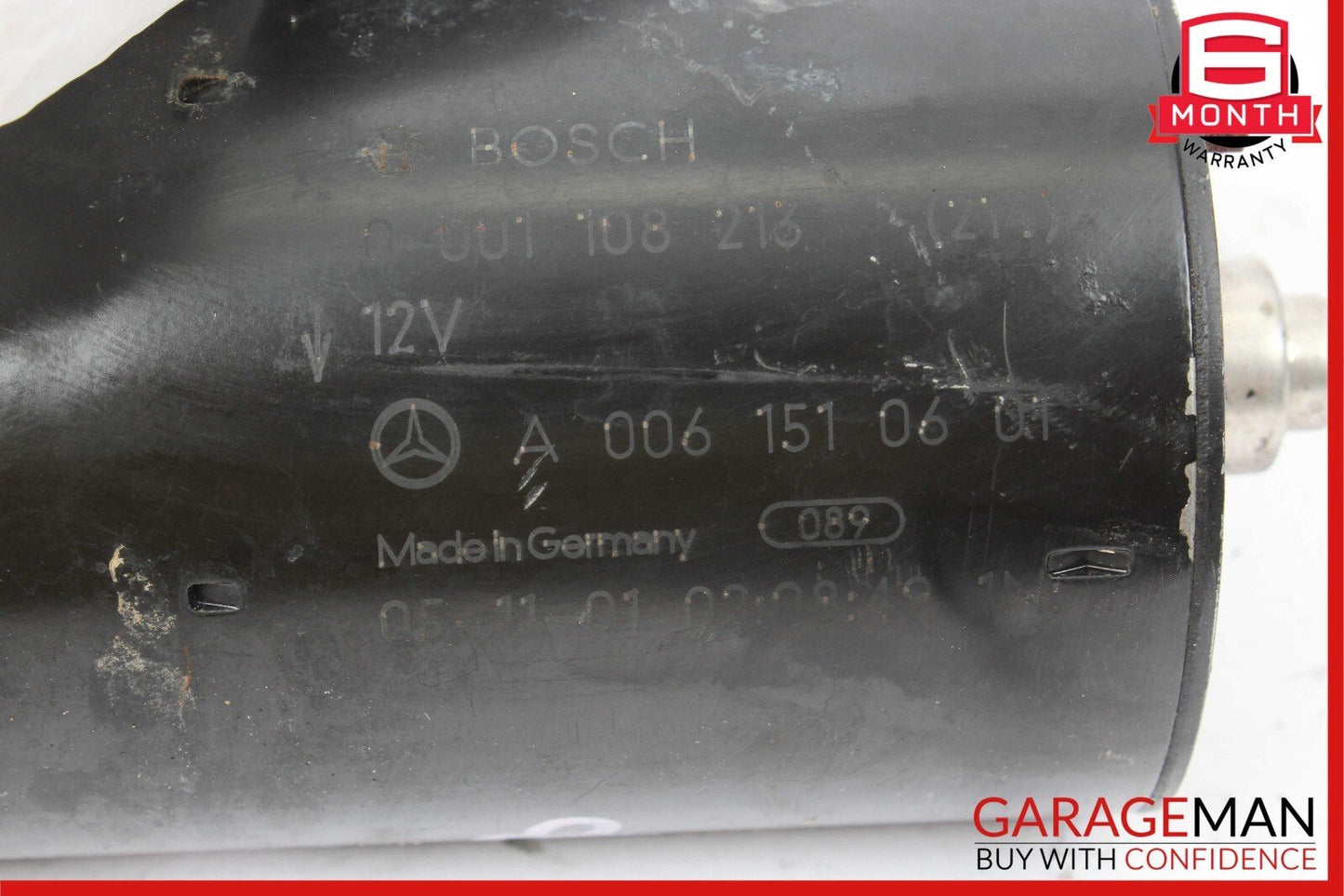 06-11 Mercedes W219 CLS500 S550 Bosch Engine Motor Starter 0061510601 OEM
