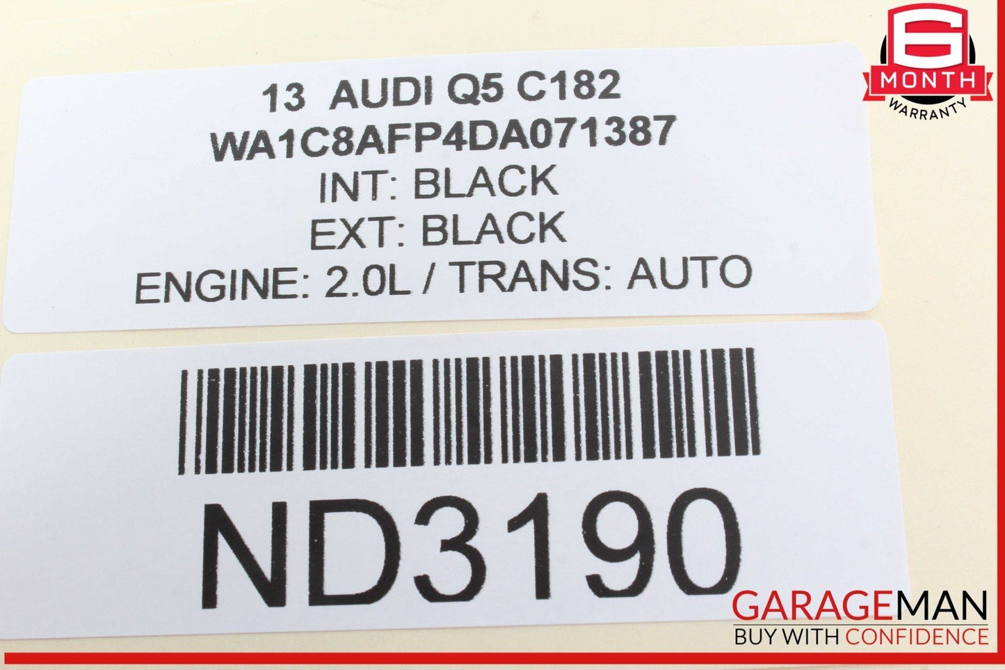 09-17 Audi Q5 SQ5 Rear View Camera Computer Control Module Unit 8R0907441A OEM