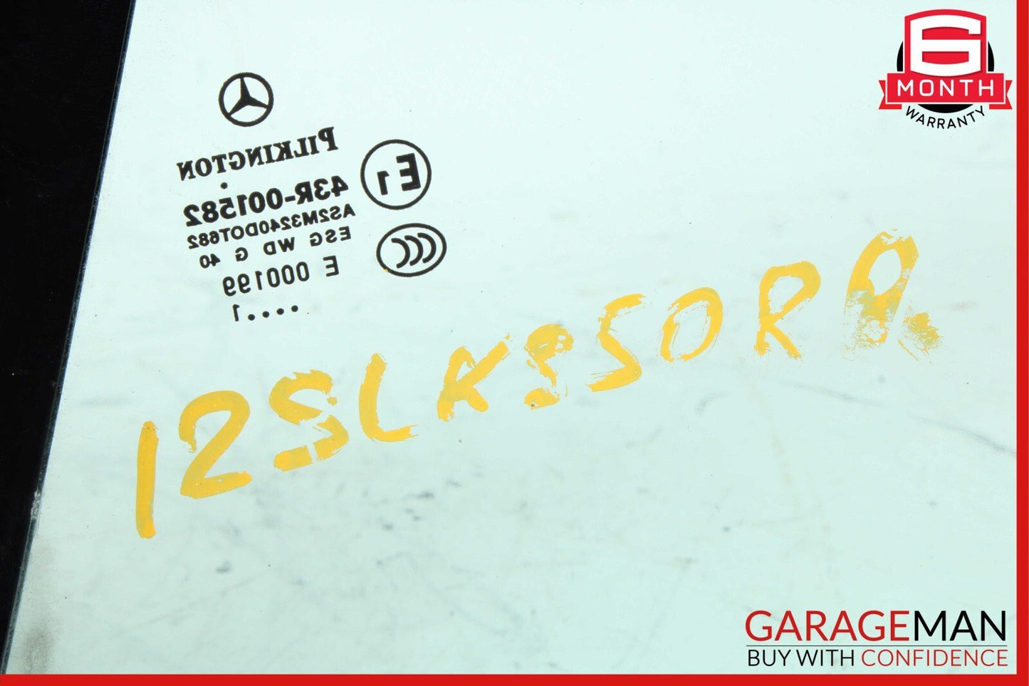 12-20 Mercedes R172 SLK350 SLK250 Rear Right Side Quarter Window Glass OEM