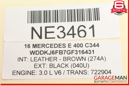 15-18 Mercedes W212 E400 CLS550 ABS Anti Lock Pump Brake Module 2124310348 OEM