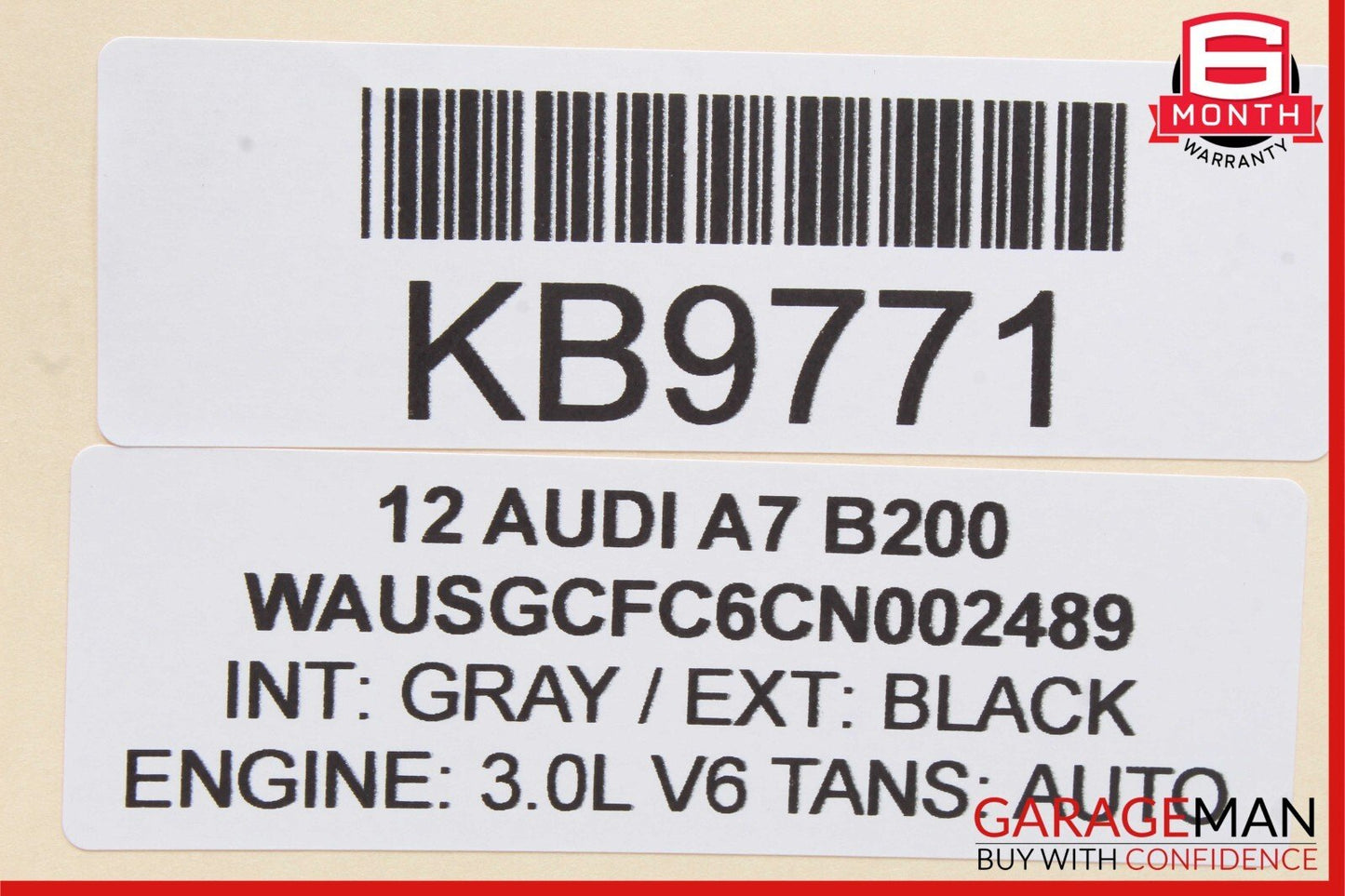 12-18 Audi A7 Rear Left / Right Side Door Computer Control Module Unit OEM
