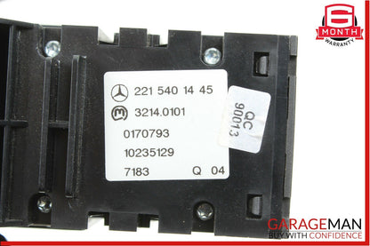07-13 Mercedes W221 S63 Electronic Parking Button Switch 2215401445 OEM