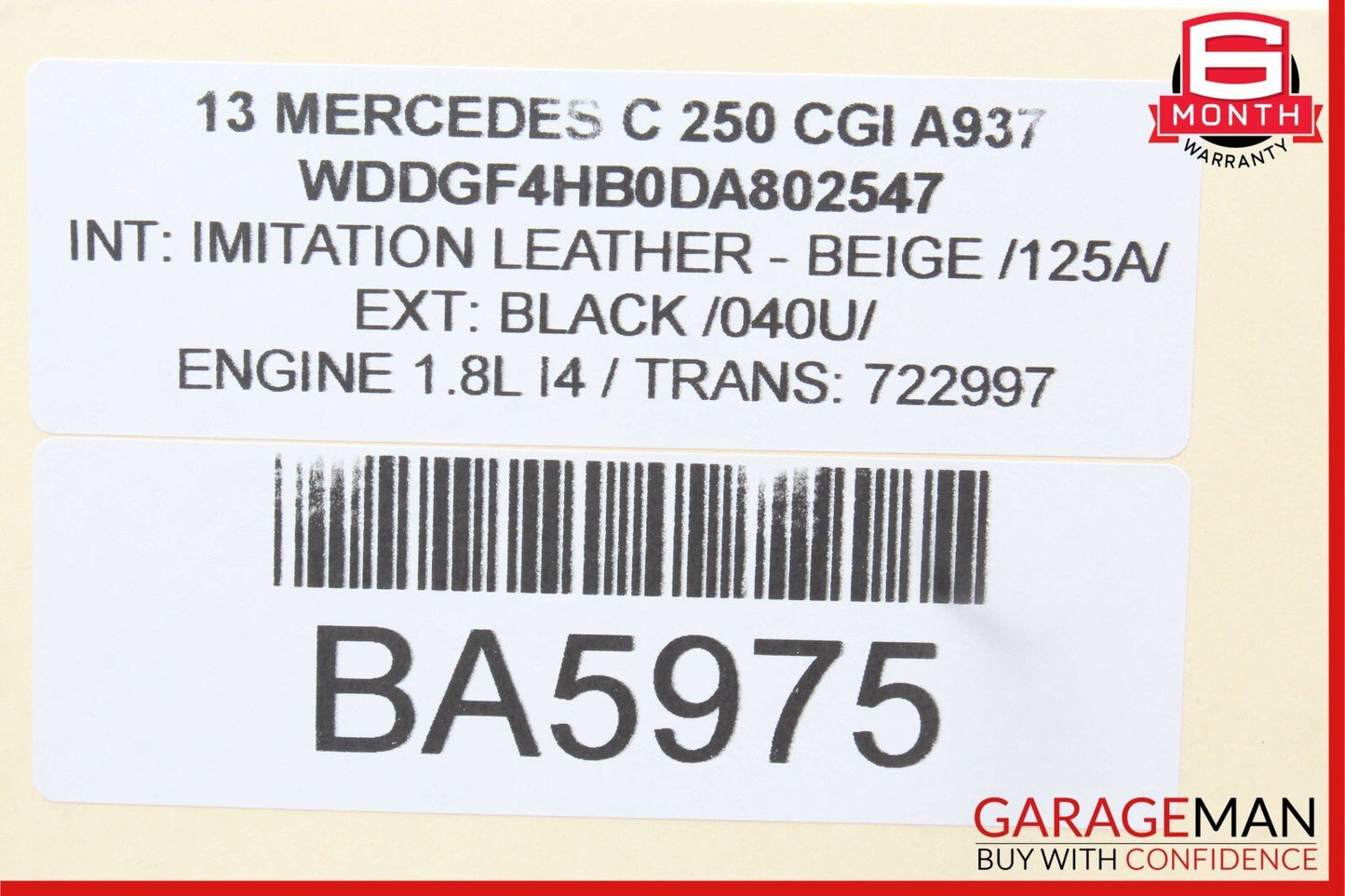 08-20 Mercedes SLC300 GLK350 E350 C250 Front Right Door Lock Latch Actuator OEM