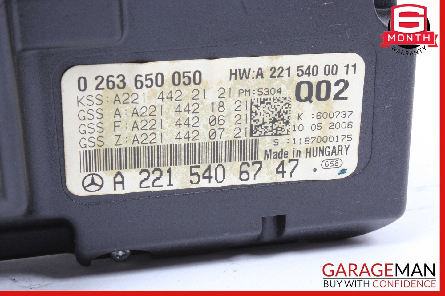 07-10 Mercedes W221 S550 S600 CL550 Instrument Cluster Speedometer OEM