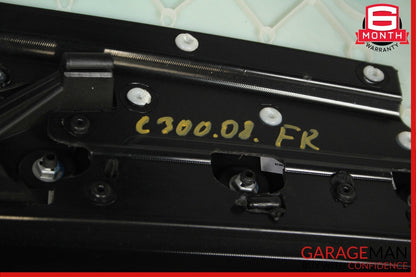 08-11 Mercedes W204 C300 Front Right Passenger Side Interior Door Panel Black