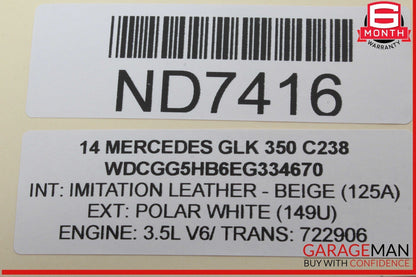 14-19 Mercedes X204 GLK350 Sirius Satellite Radio Receiver 2128705689 OEM