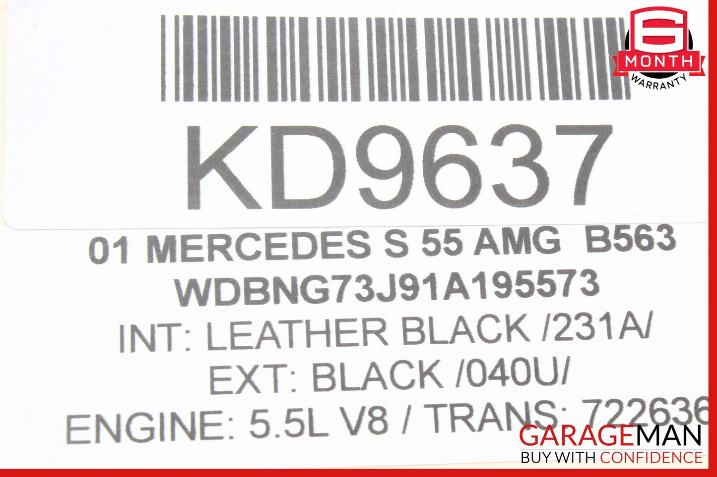 00-06 Mercedes W220 S55 S500 Headlight Head Lamp Control Module Unit OEM