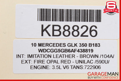 08-15 Mercedes X204 GLK350 C350 Rear Left Side Door Control Module OEM