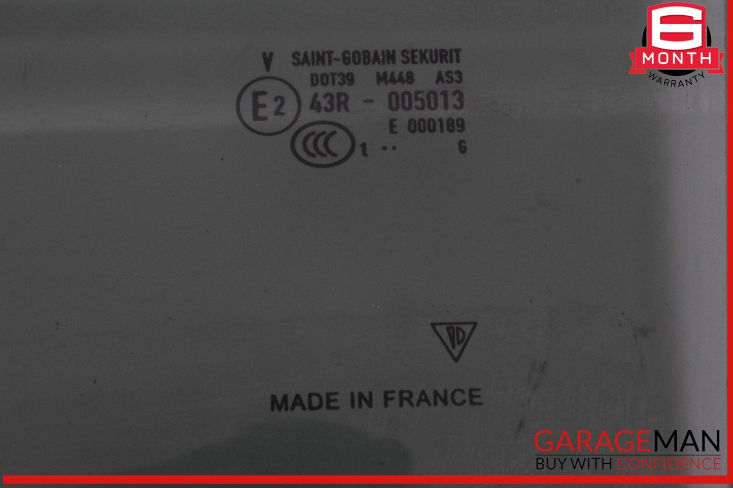 11-18 Porsche Cayenne S 958 Rear Left Driver Side Door Window Glass OEM