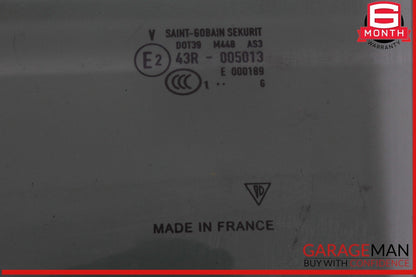 11-18 Porsche Cayenne S 958 Rear Left Driver Side Door Window Glass OEM