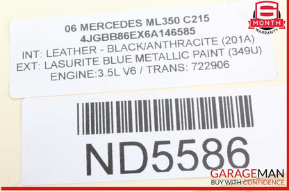 06-12 Mercedes W164 ML350 GL450 Front Left Side CV Axle Shaft Driveshaft OEM