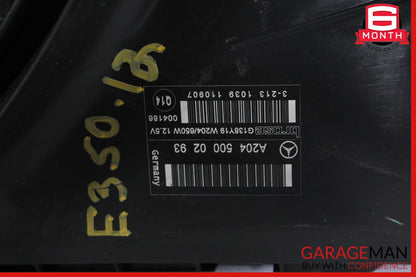 11-13 Mercedes W212 E350 Diesel Engine Cooling Fan Radiator A/C Condenser Assy