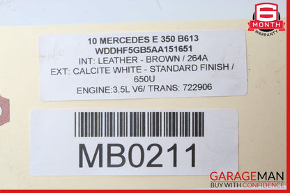 10-16 Mercedes W212 E350 E400 Rear Right & Left Shock Absorber Strut Set of 2 Pc