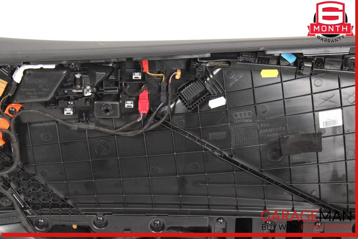 18-24 Audi S5 A5 RS5 Front Left Door Panel Trim Leather / Suede Black OEM