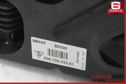 97-04 Porsche Boxster 986 Left Side Engine Radiator AC A/C Condenser Fan Assy