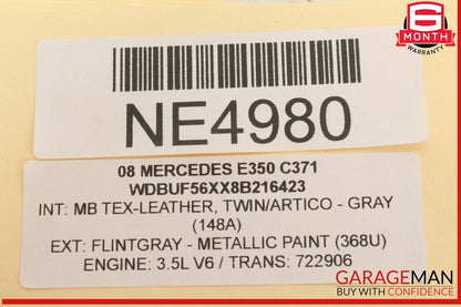 03-09 Mercedes W211 E350 E500 CLS500 Hazard Switch Control Panel 2116800552 OEM