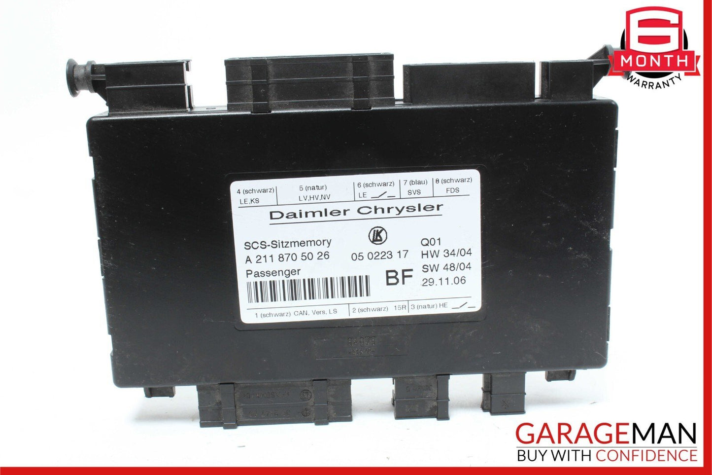 03-12 Mercedes W211 E350 E550 ML350 Front Right Seat Control Module OEM