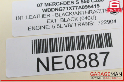 07-14 Mercedes W221 S550 S600 CL550 Headlight Switch Control 2215451004 OEM