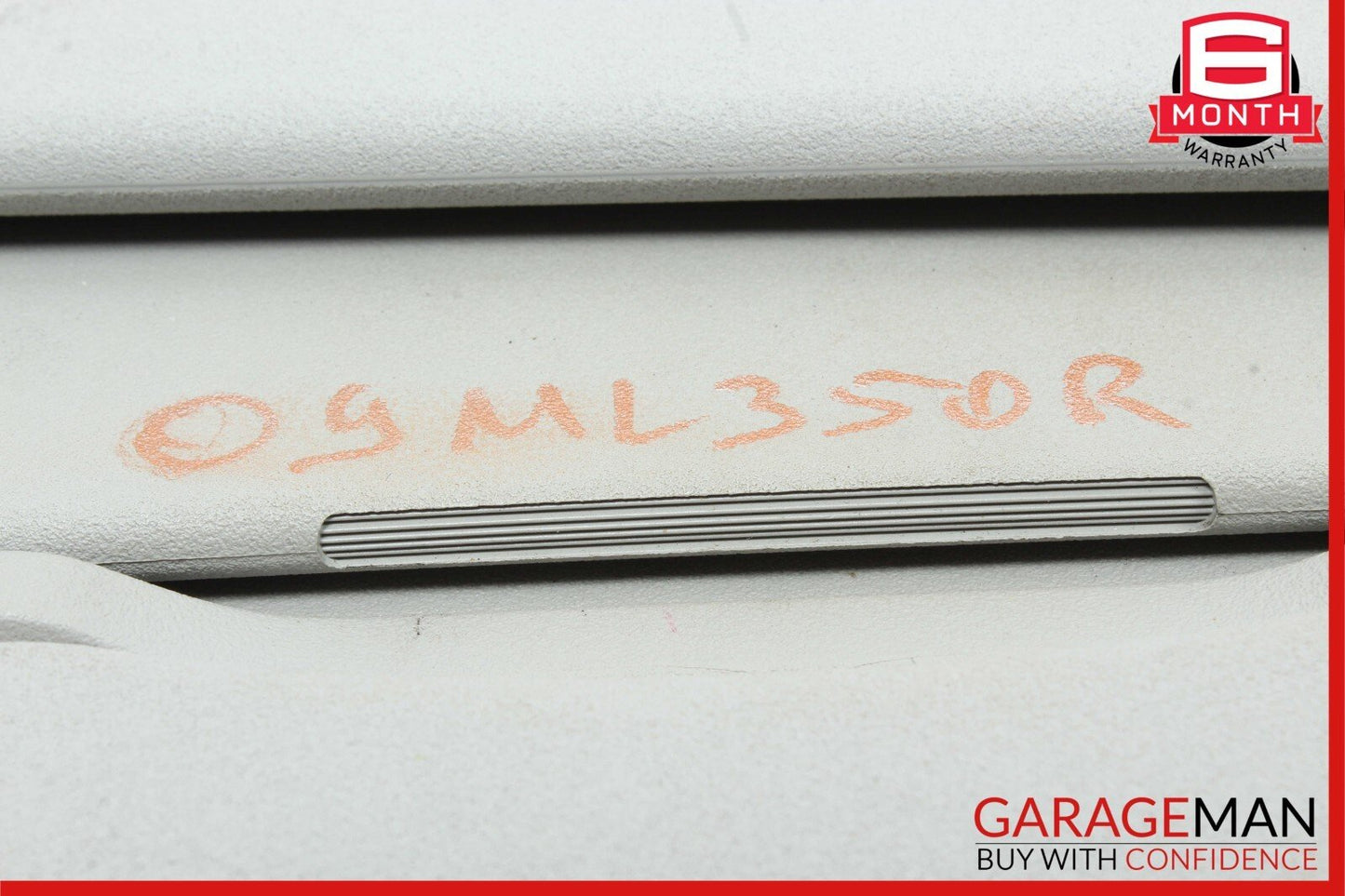 06-12 Mercedes X164 GL450 ML450 Front Right Side Sun Visor Sunvisor Shade Grey