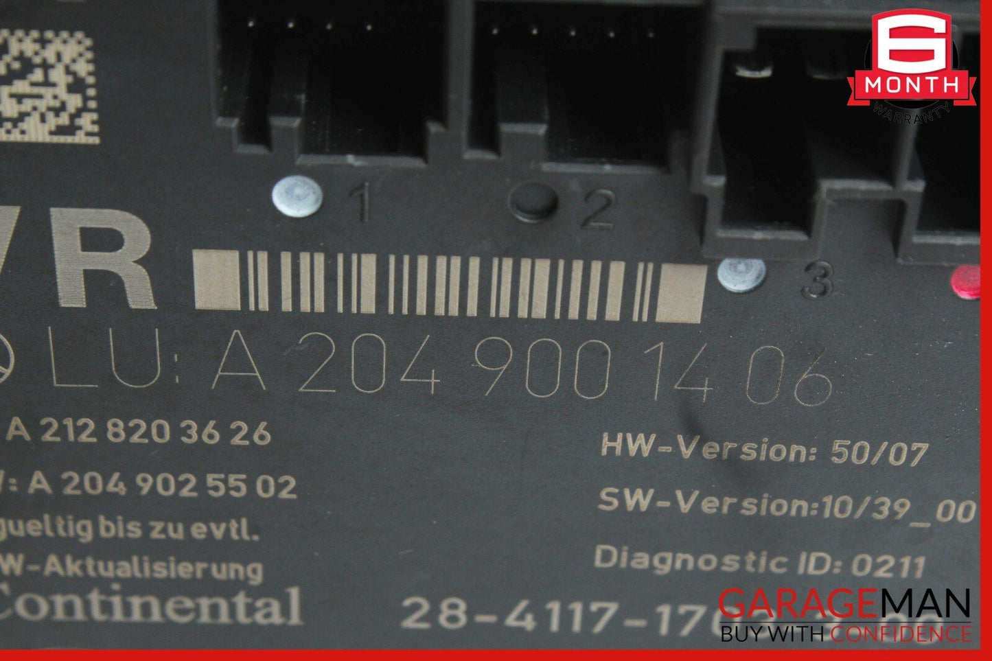 12-15 Mercedes W204 C250 C350 Coupe Front Right Side Door Control Module Unit