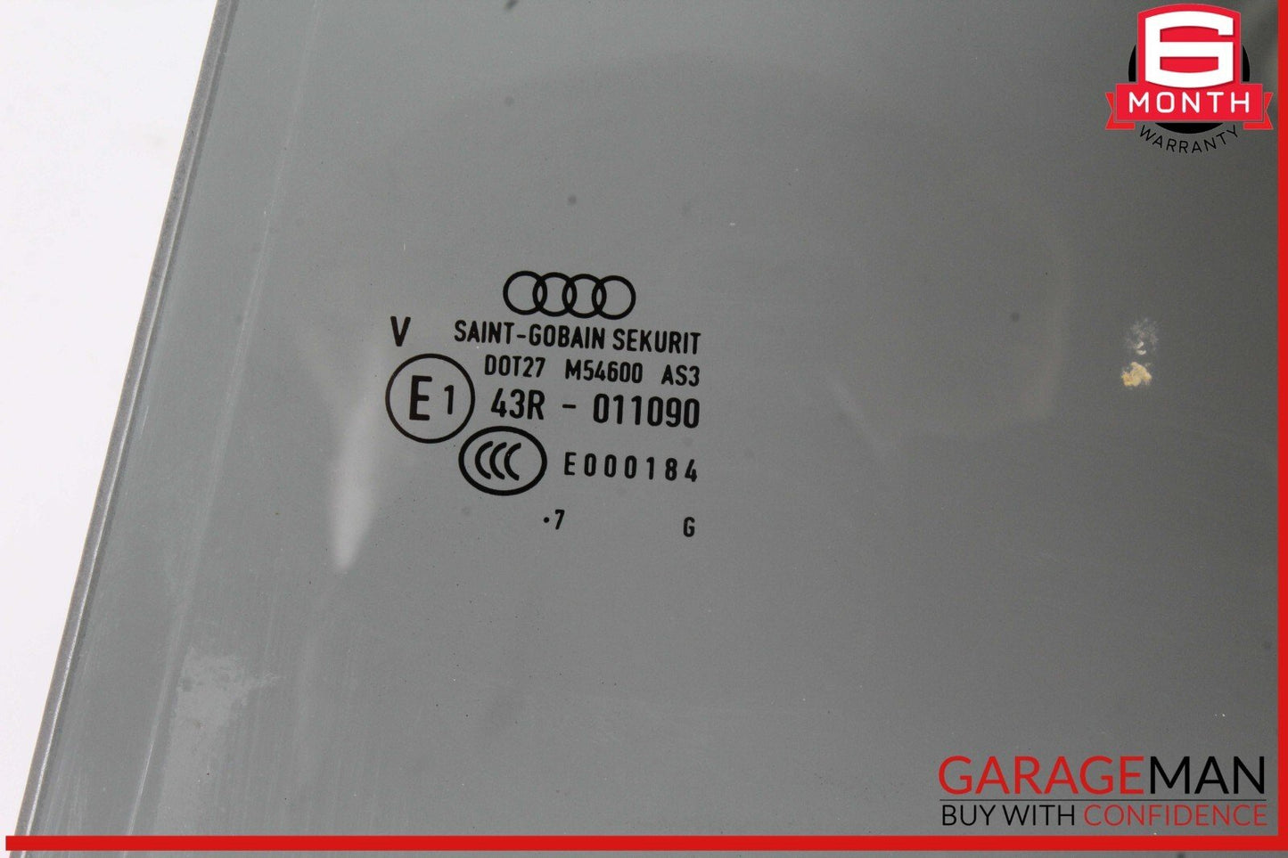 17-24 Audi A4 Allroad Rear Left Driver Side Door Window Glass 8W9845205B OEM