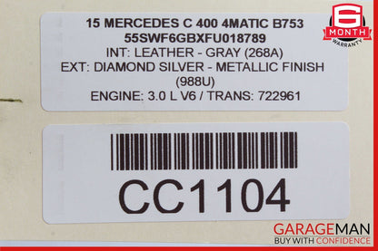 15-20 Mercedes W205 C400 Rear Left or Right Suspension Lower Control Arm OEM