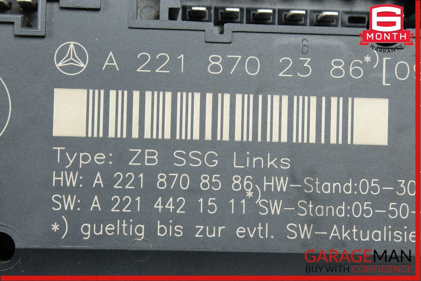 07-09 Mercedes W221 S550 S600 Front Left Under Seat Controller Module