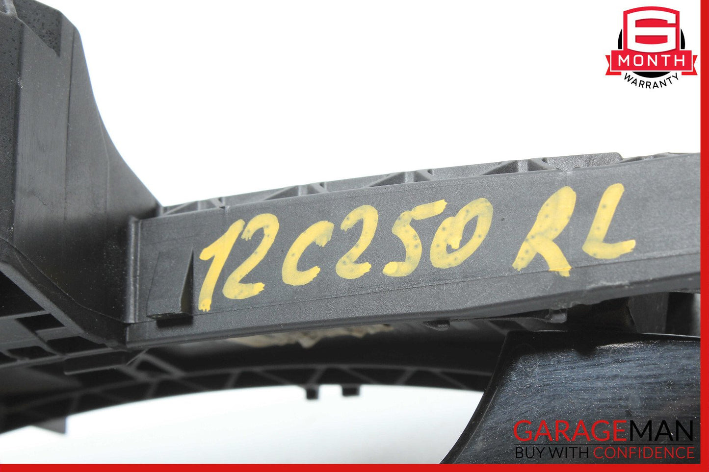 12-14 Mercedes W204 C250 C300 Rear Left Driver Exterior Door Handle Black OEM