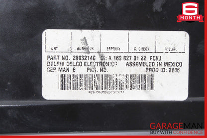 03-09 Mercedes GL450 E550 CLS500 Sirius Satellite Radio Receiver Module Unit