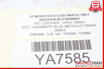 10-17 Mercedes W212 E350 4Matic Rear Right / Left Axle CV Half Shaft Driveshaft