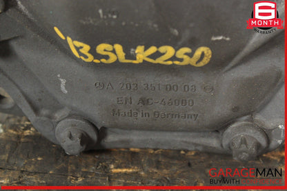 12-15 Mercedes R172 SLK250 1.8L Rear Differential Diff Axle Carrier 3.07 OEM