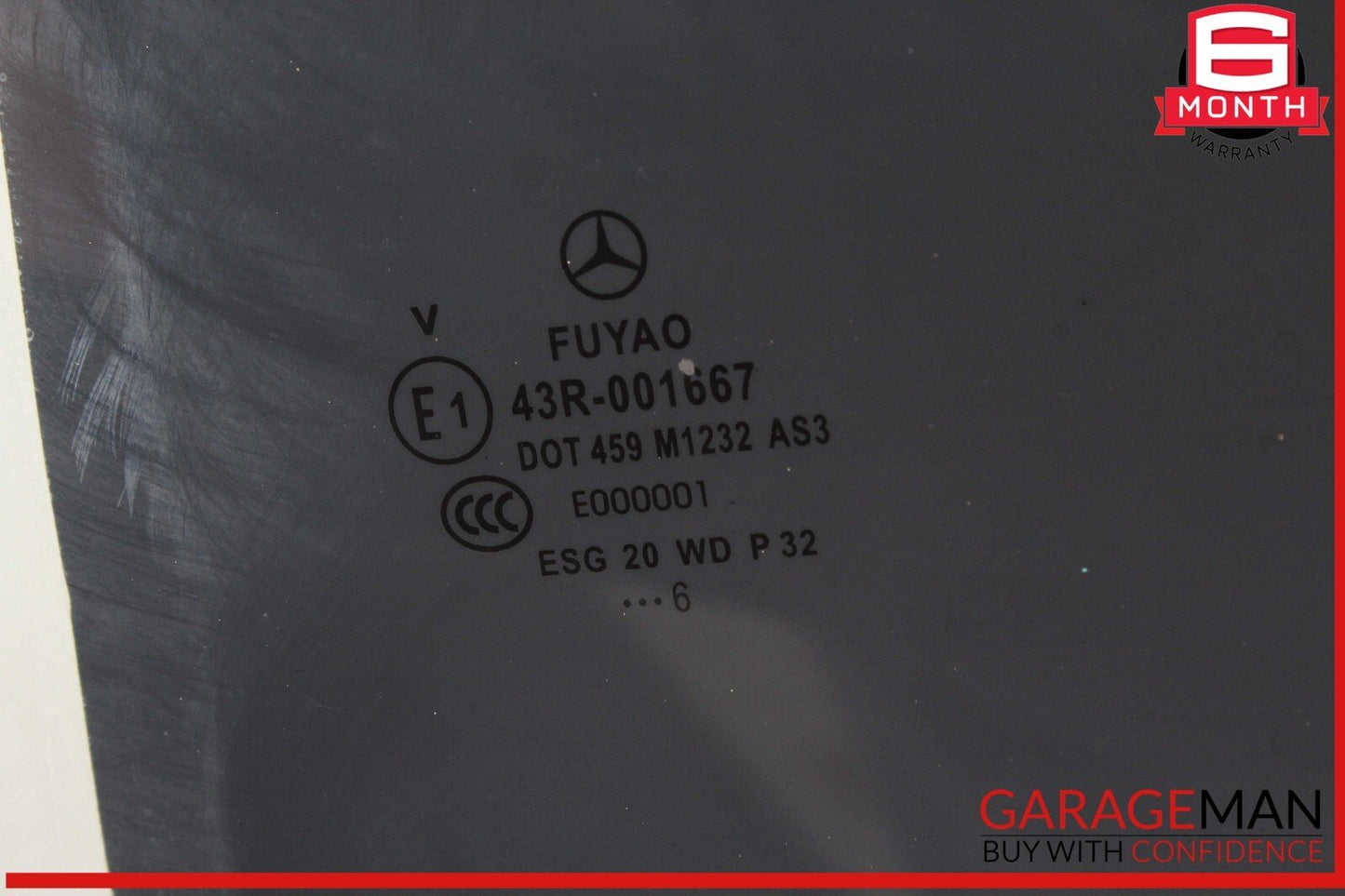 15-20 Mercedes X156 GLA250 GLA45 AMG Rear Left Side Door Window Glass OEM