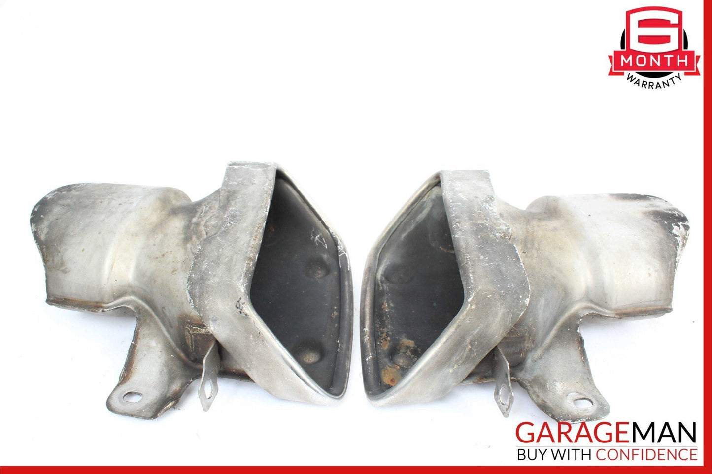 10-18 Mercedes W212 E350 CLS550 Sport Rear Left & Right Exhaust Muffler Tip Set