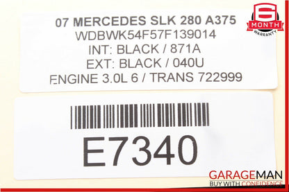 05-11 Mercedes R171 SLK280 SLK300 SLK350 Central Gateway Control Module OEM