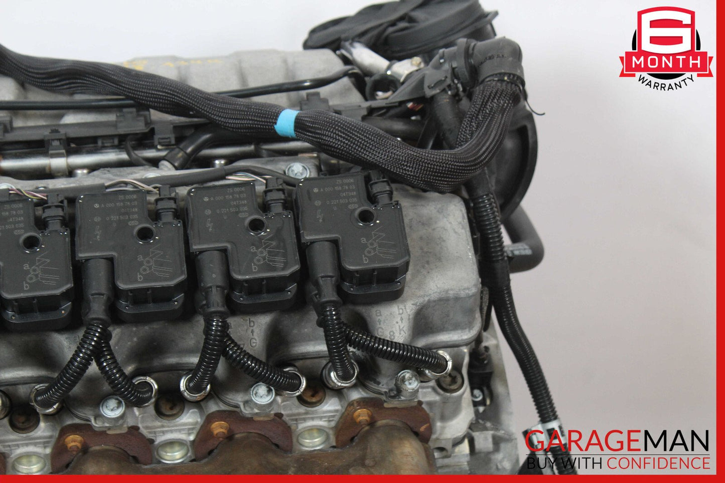 03-06 Mercedes R230 SL500 RWD Engine Motor Block Assembly OEM 134k