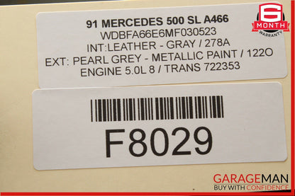 90-95 Mercedes R129 SL320 500SL Floor Gear Shifter Shift Selector Box Assembly