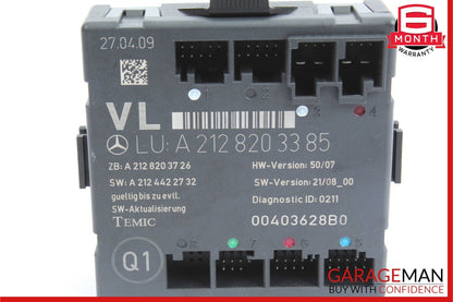08-15 Mercedes W212 E550 C350 Front Left Side Door Control Module 2128203385 OEM