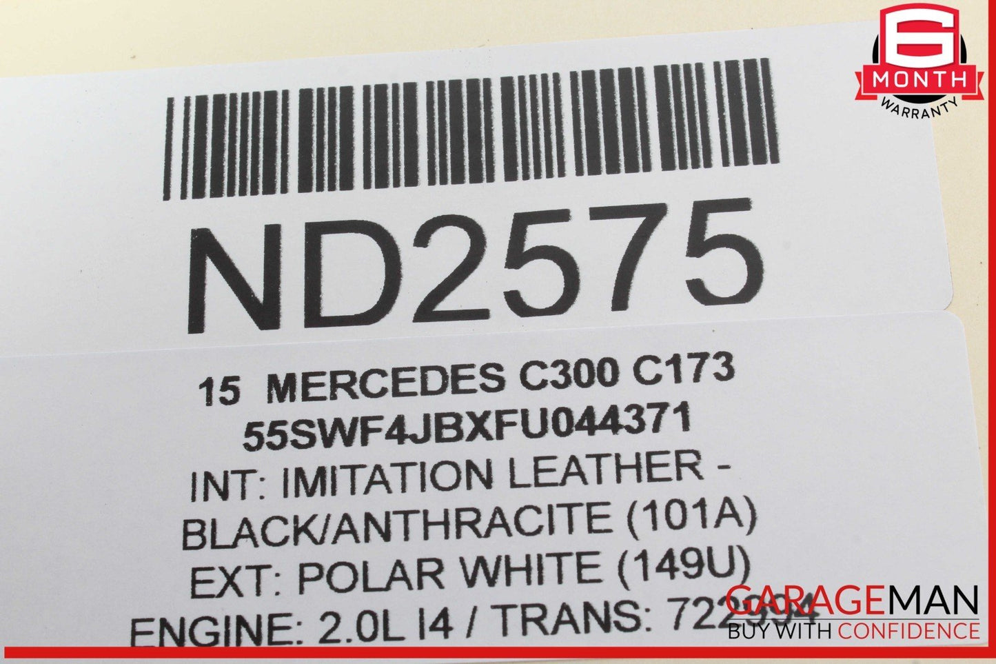 15-20 Mercedes-Benz C300 W205 Air Intake Cleaner Filter Housing Box 2740940104