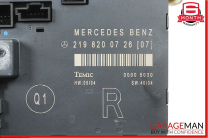 06-11 Mercedes W219 CLS500 CLS55 AMG Front Right Side Door Control Module