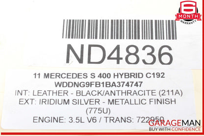 10-16 Mercedes W221 S400 Hybrid 3.5L Engine Motor Oil Pump 2781810201 OEM