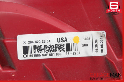 12-14 Mercedes W204 C300 C250 Rear Left Driver Side Taillight Tail Light Lamp
