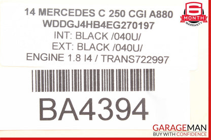 10-16 Mercedes W204 C250 Front Left Side LED Daytime Running Light Fog Lamp