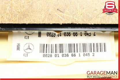 00-06 Mercedes W220 S500 Rear Left Side Interior Door Panel Sunshade Assembly
