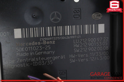 10-18 Mercedes W212 E350 E400 Rear SAM Fuse Box Relay Control 2129009722 OEM