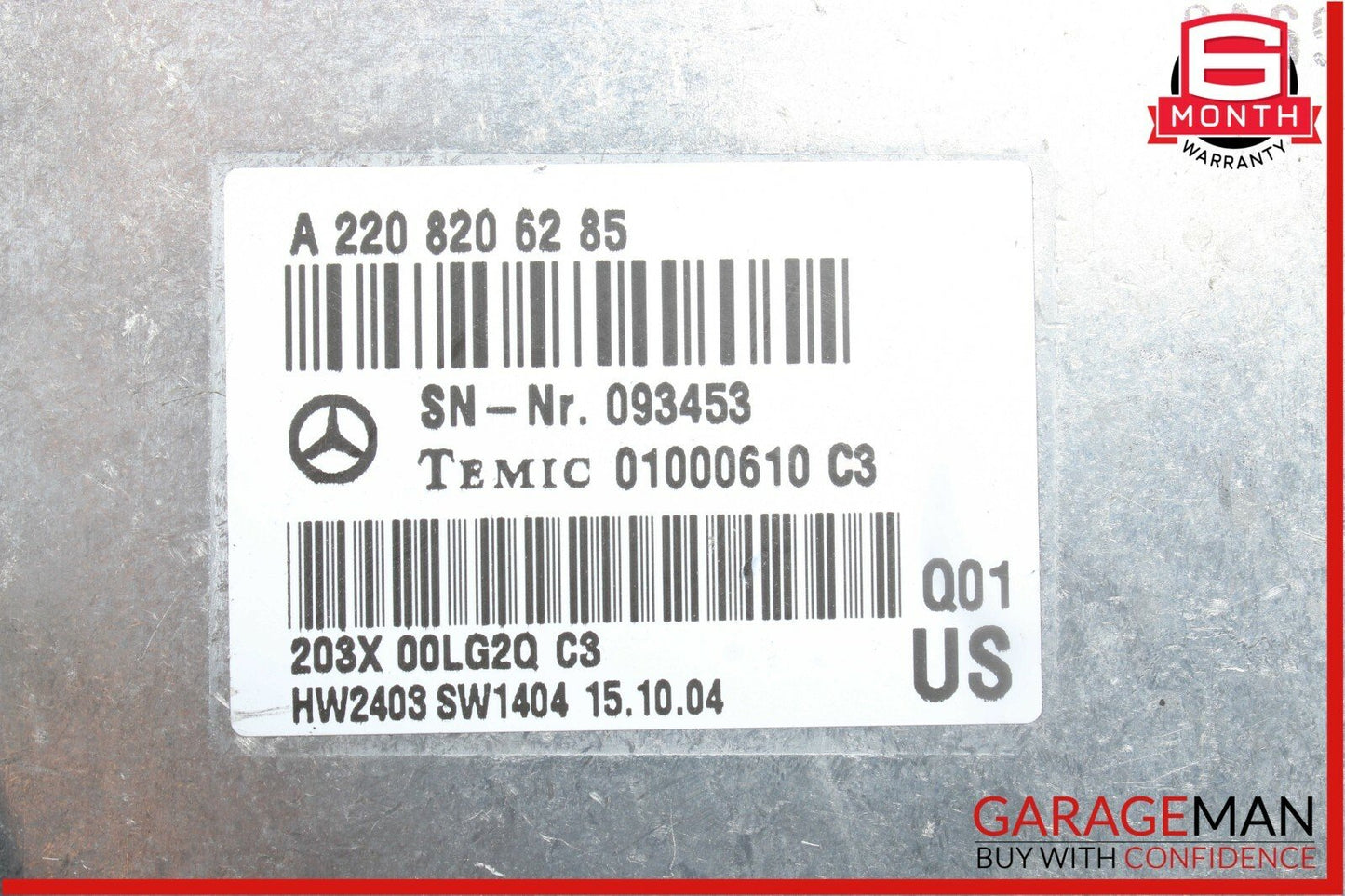 03-06 Mercedes W220 S55 SL55 Voice Control Module 2208206285 OEM