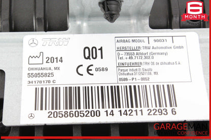 15-20 Mercedes W205 C300 Front Right Side Dashboard Dash Air Bag Airbag OEM