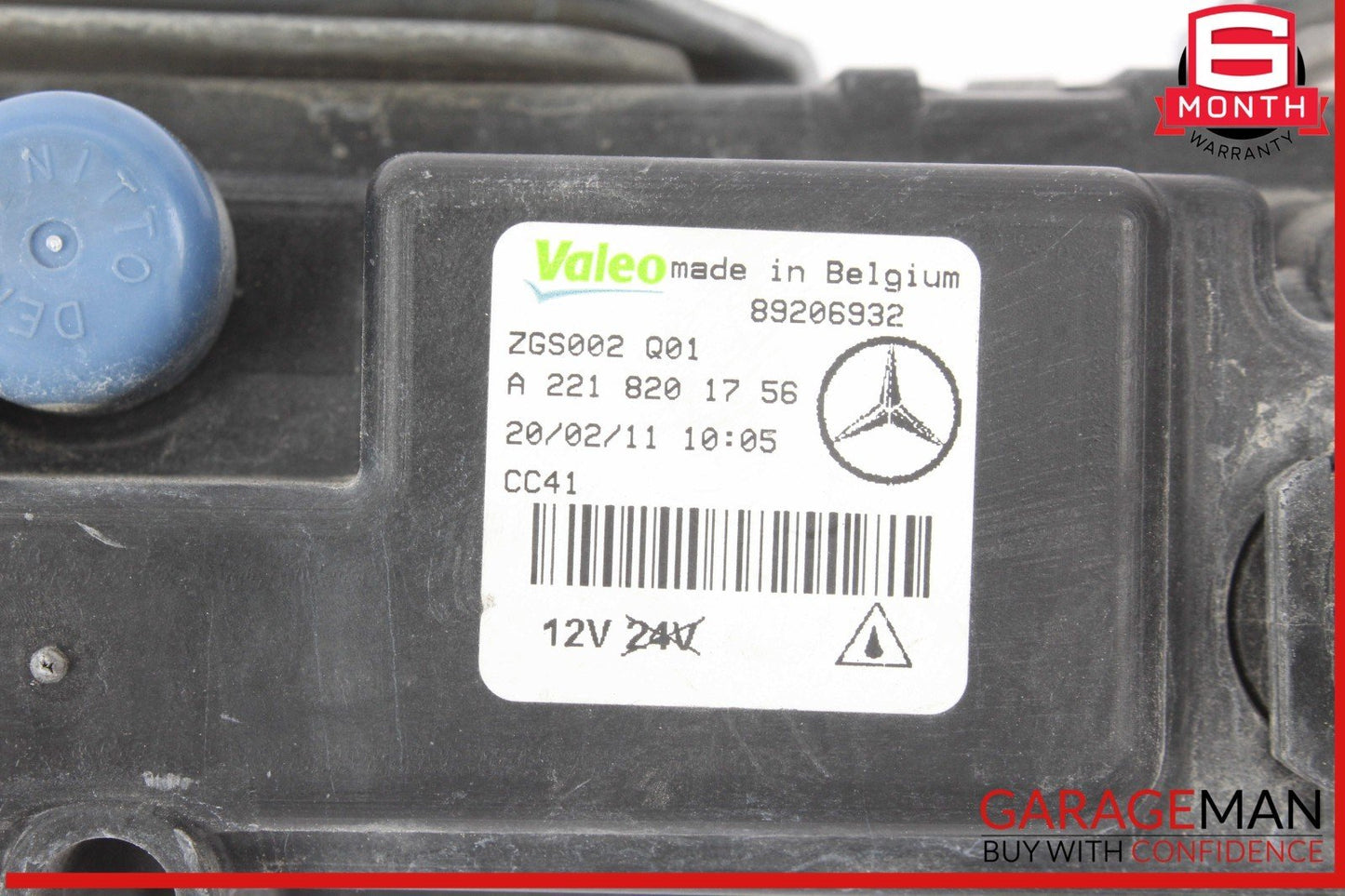 09-17 Mercedes W204 C300 Front Left Side LED Daytime Running Light Fog Lamp