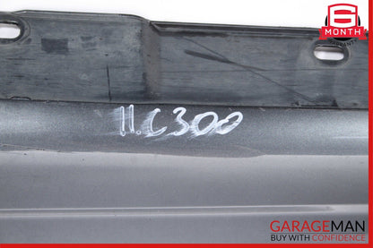 08-14 Mercedes W204 C300 AMG Sport Sedan Left Side Skirt Rocker Moulding Gray