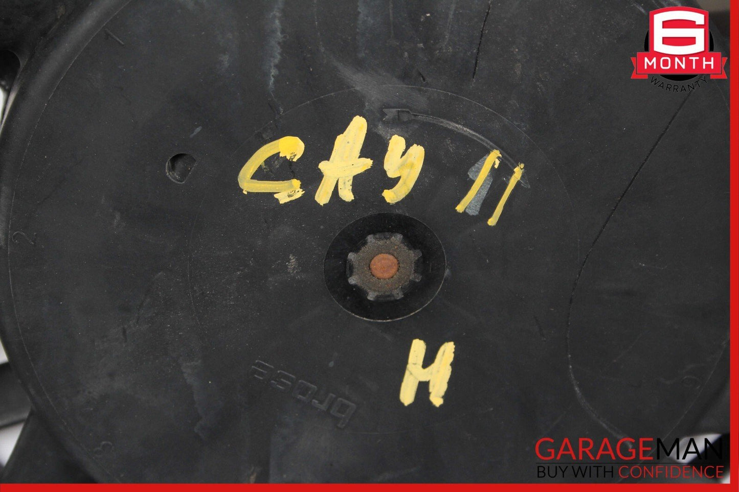 11-18 Porsche Cayenne 958 Engine Cooling Fan Motor Shroud Assembly OEM